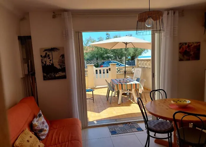 아파트 Les Goelettes - Rez De Jardin A 30 Metres De La Saint-Pierre-la-Mer (Aude)
